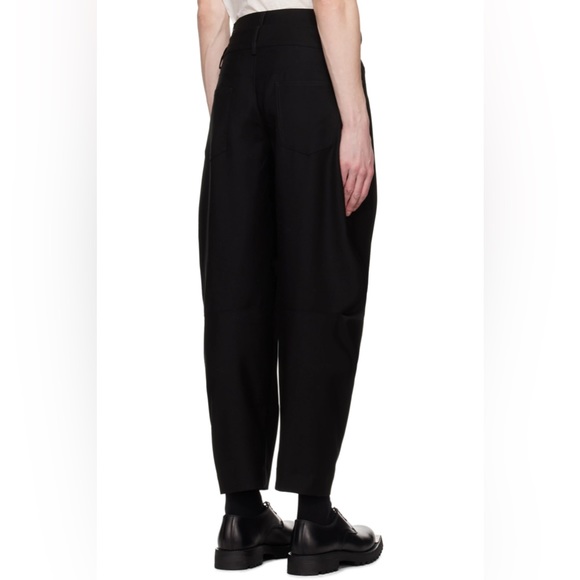 Nwt Feng Chen Wang black double waist trousers sz L - Picture 3 of 9